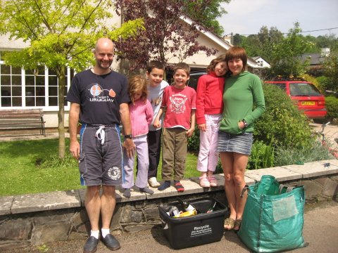ZWV Family with their recycling